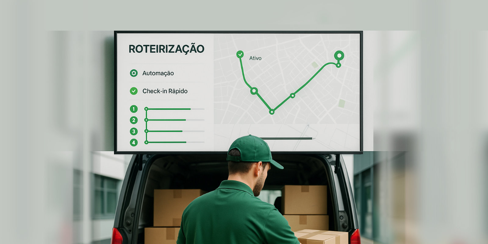 Como melhora a automação e a roteirização de entregas?